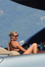 Kate Moss on the Yacht in Portofino 08/08/2019