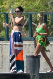 Kendall Jenner and Hailey Baldwin on a Boat in Jamaca 08/26/2019