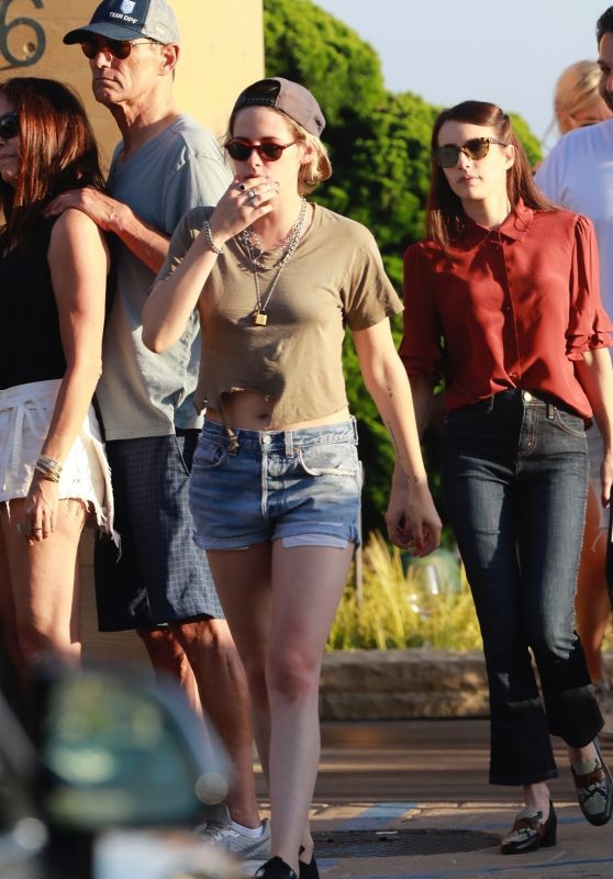 Kristen Stewart and Emma Roberts - Leaving "Nobu" Malibu 08/25/2019