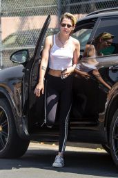 Kristen Stewart - Arriving at a Salon in Los Angeles 08/19/2019