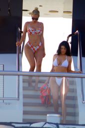 Kylie Jenner and Anastasia Karanikolaou - Aboard "Tranquility" on the Island of Capri 08/09/2019