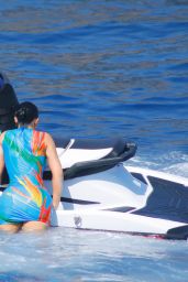 Kylie Jenner and Travis Scott - Jet Ski in Positano 08/10/2019