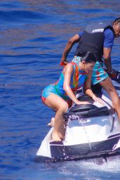 Kylie Jenner and Travis Scott - Jet Ski in Positano 08/10/2019