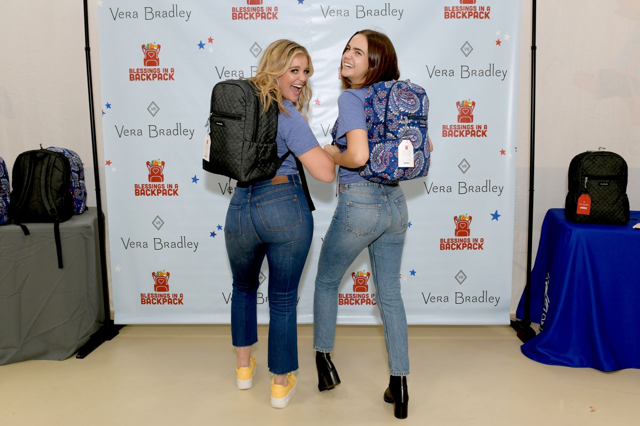 Lauren Alaina and Bailee Madison - Vera Bradley x Blessings in a Backpack E...