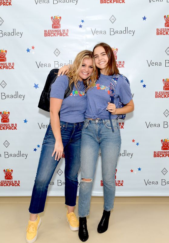 Lauren Alaina and Bailee Madison - Vera Bradley x Blessings in a Backpack Event in Nashville 08/28/2019