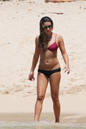 Lea Michele in a Bikini at the Beach in Hawaii 08/08/2019