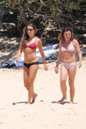 Lea Michele in a Bikini at the Beach in Hawaii 08/08/2019