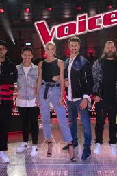 Lena Gercke - The Voice of Germany Promo Shooting in Berlin, August 2019