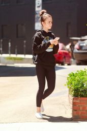 Lily Collins - Leaving a Pilates Class Hollywood 08/02/2019