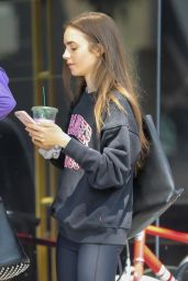 Lily Collins - Leaving Dogpound Gym in LA 08/01/2019
