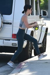 Lucy Hale in Tights - Studio City 08/10/2019
