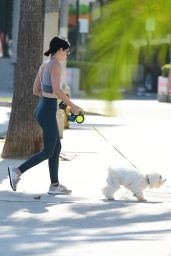 Lucy Hale in Tights - Studio City 08/10/2019