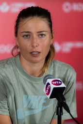 Maria Sharapova Talks to the Media - Rogers Cup in Toronto 08/05/2019