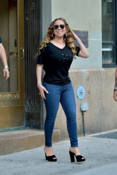 Mariah Carey in Tight Jeans - New York City 08/17/2019
