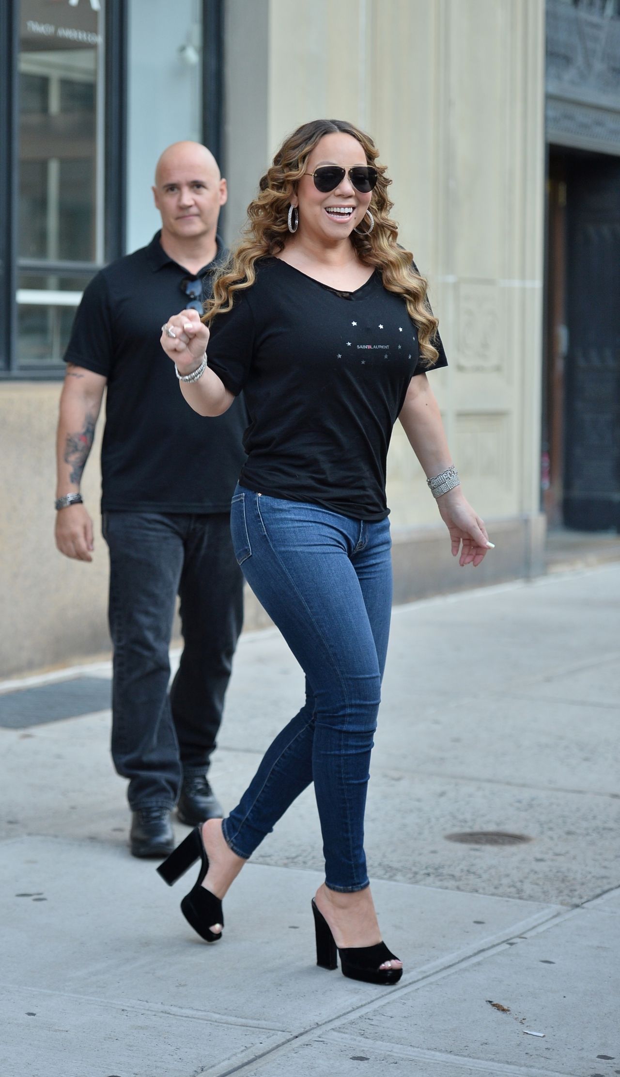 Mariah Carey in Tight Jeans - New York City 08/17/2019.