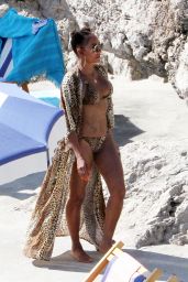 Melanie Brown in a Bikini in Capri 08/04/2019