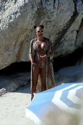 Melanie Brown in a Bikini in Capri 08/04/2019