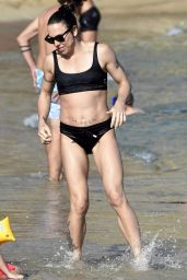 Melanie Chisholm in a Bikini in Mykonos 08/24/2019