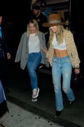 Miley Cyrus and Kaitlynn Carter - Arriving at Up and Down Nightclub in New York 08/26/2019