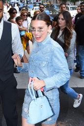 Millie Bobby Brown - Leaves Her Pop up Store "Florence by Mills" in New York 08/25/2019