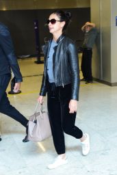Morena Baccarin in Travel Outfit - Guarulhos International Aiport in Sao Paulo 08/22/2019