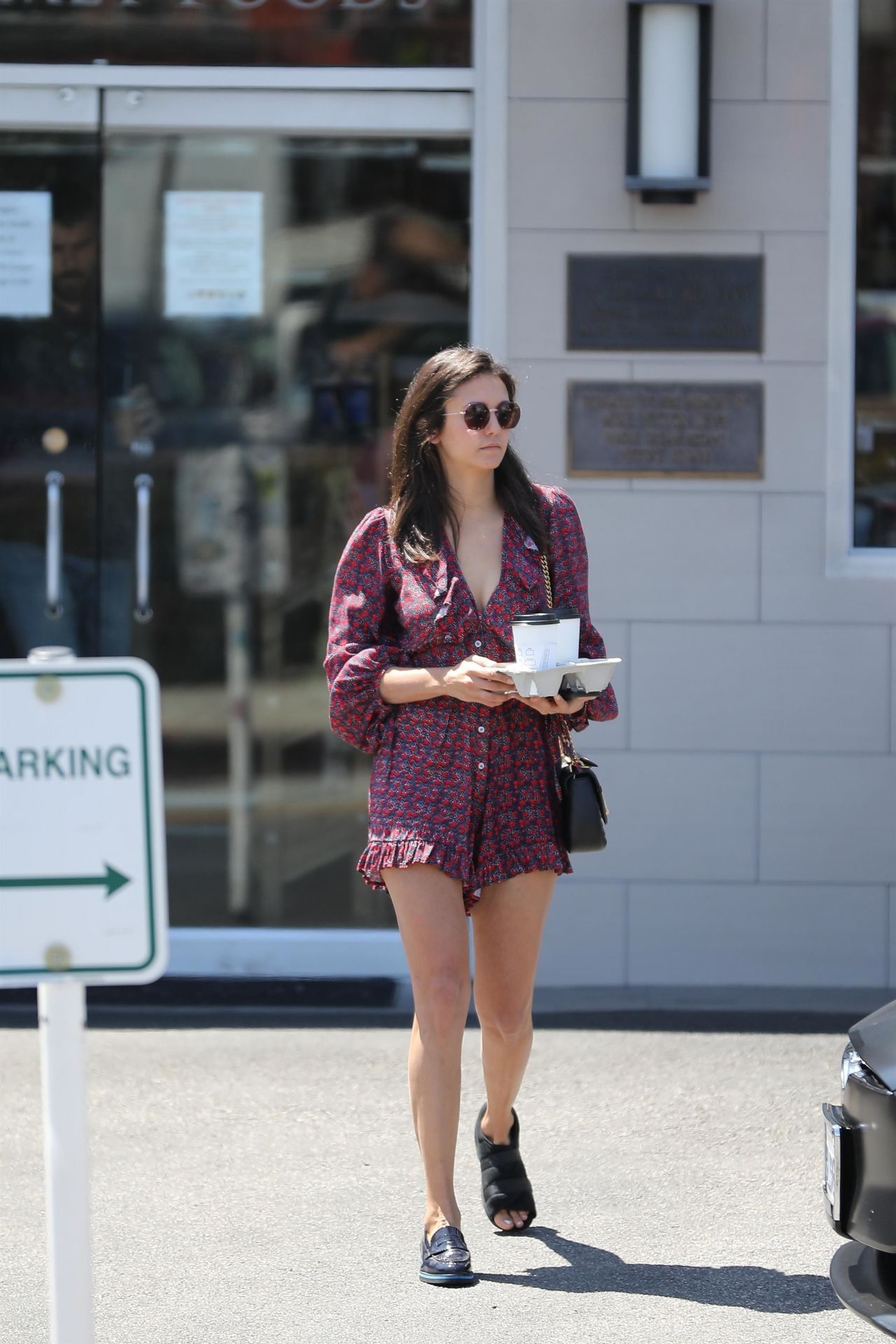 Nina Dobrev Street Style - Los Angeles 08/20/2019 • CelebMafia