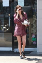 Nina Dobrev Street Style - Los Angeles 08/20/2019