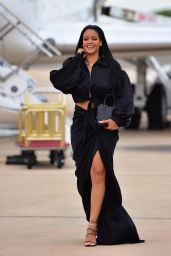 Rihanna - Arrives in Barbados for the Crop Over Festival 08/04/2019