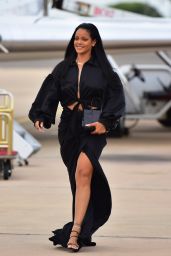 Rihanna - Arrives in Barbados for the Crop Over Festival 08/04/2019