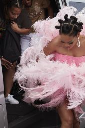 Rihanna in a Costume at Barbados Kadooment Day Parade 08/05/2019