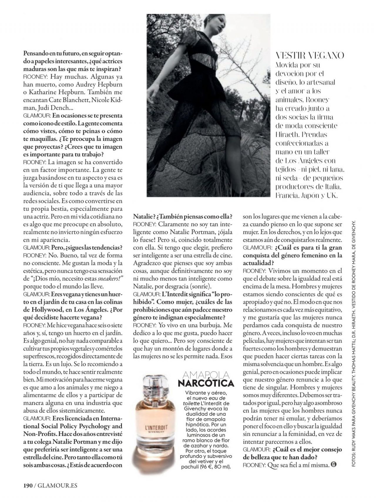 Rooney Mara - Glamour Magazine Spain September 2019 Issue • CelebMafia