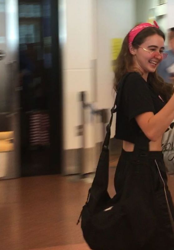 Sabrina Carpenter - Arrives at the Airport in Tokyo 08/15/2019