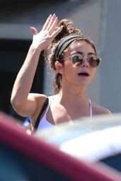 Sarah Hyland - Leaving the Gym in LA 08/20/2019