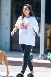 Shay Mitchell in a Vintage Britney Spears Shirt - Los Angeles 08/17/2019