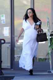 Shay Mitchell in Maxi Maternity Dress 08/16/2019