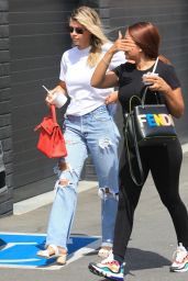 Sofia Richie in Ripped Jeans - Shopping in Beverly Hills 08/03/2019