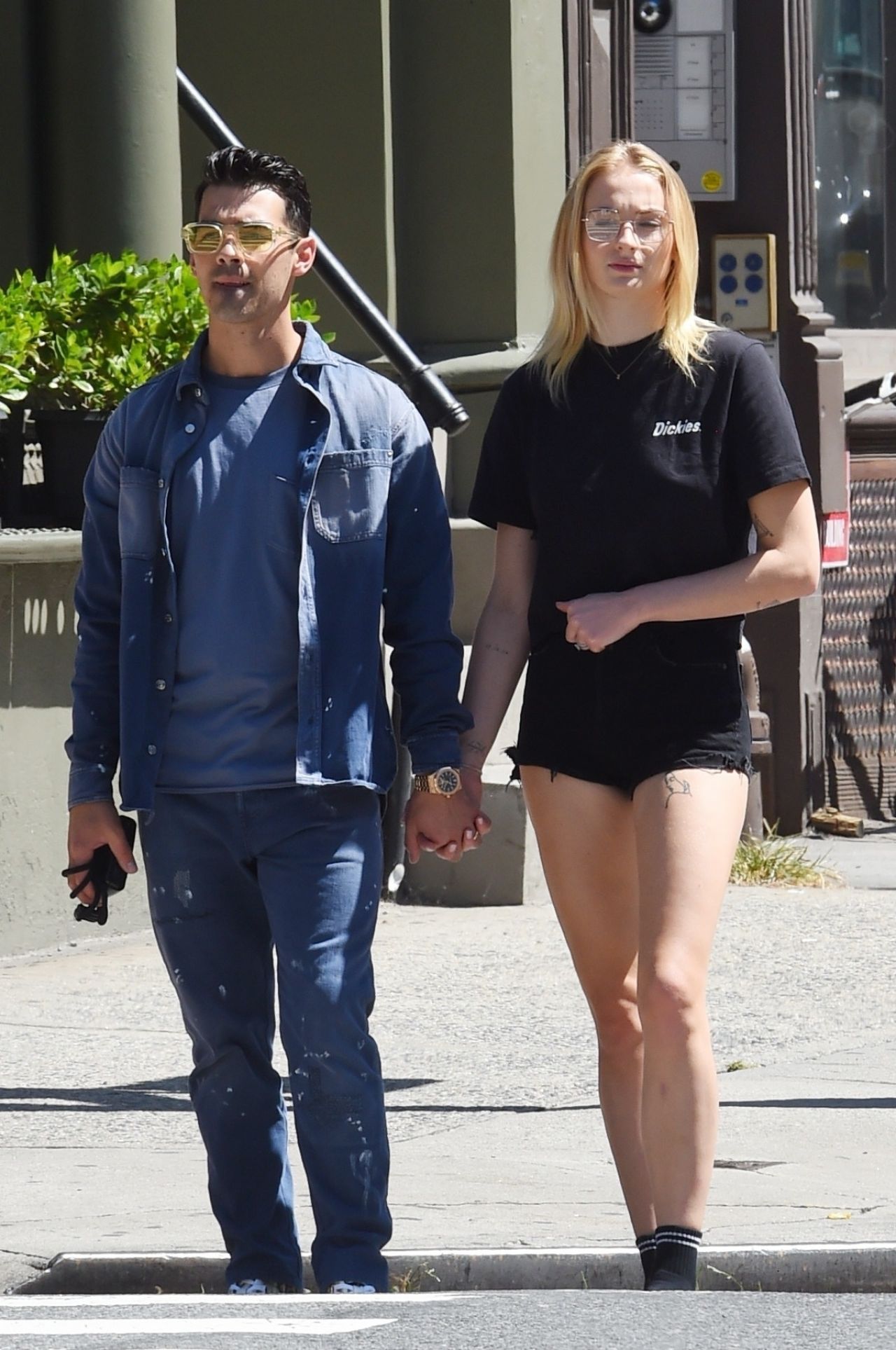 Sophie Turner and Joe Jonas - Out in NYC 08/29/2019 • CelebMafia