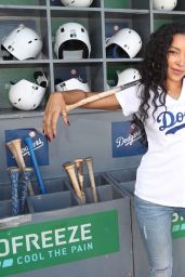 Tinashe - Sings The National Anthem at The Dodgers Stadium in LA 08/25/2019