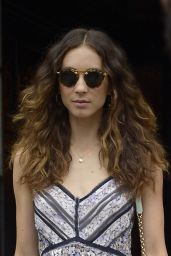 Troian Bellisario - Leaving the Bowery Hotel in NYC 08/13/2019
