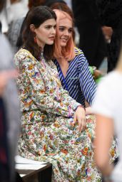 Alexandra Daddario – Tory Burch Fashion Show in NYC 09/08/2019
