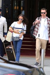 Alicia Vikander and Michael Fassbender - Out in Paris 09/05/2019