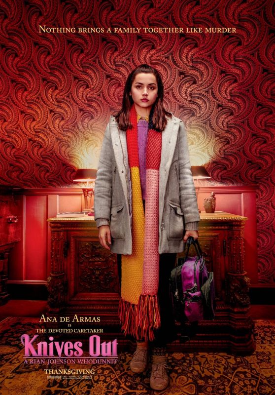 Ana de Armas - "Knives Out" Poster 2019