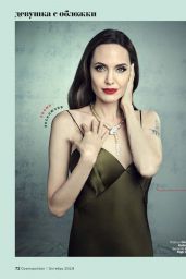Angelina Jolie - Cosmopolitan Russia October 2019 Issue