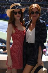 Anna Kendrick and Brittany Snow - Mercedes-Benz VIP Suite at the US Open 09/01/2019