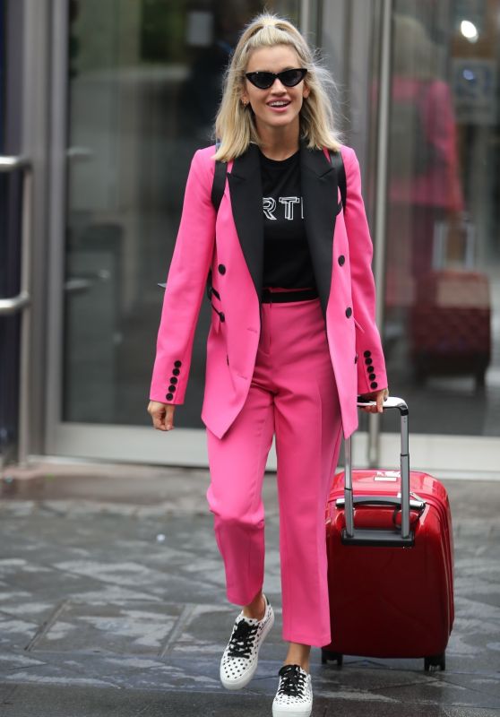 Ashley Roberts - Exit From Heart Radio in London 09/26/2019