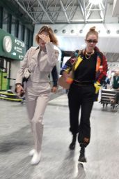 Bella Hadid and Gigi Hadid - Malpensa Airport in Milan 09/22/2019