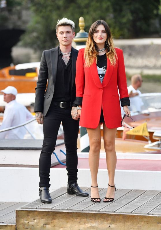Bella Thorne and Benjamin Mascolo - Arriving at the 76th Venice Film Festival