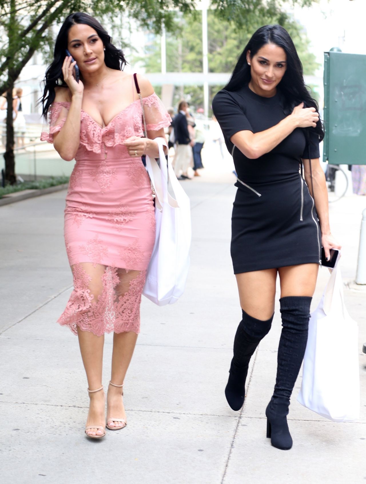 Brie Bella and Nikki Bella - FIT Fashion Show in New York 09/04/2019 •  CelebMafia