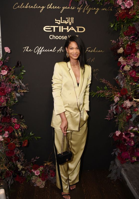 Chanel Iman - Etihad Airways Cocktail Party in NYC 09/10/2019