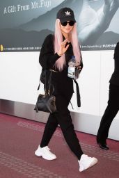 Dove Cameron in Travel Outfit - Tokyo International Airport 09/08/2019